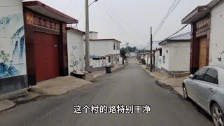 单人单车骑行来到河北易县岭东村，在村里转一转，看不一样的街景 [upl. by Aisena]