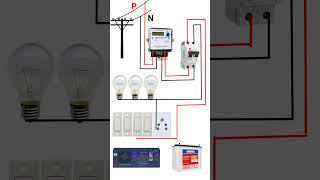 inverter wiring kaise karen inverter wiring kaise karen board meininverterwiringviralvideo [upl. by Reppiks]