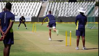 Dale Steyn outswing drill Bowling action and tips latest and new Net Practice Net Session [upl. by Kerns]