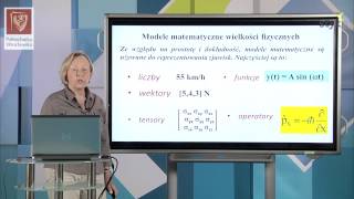 Fizyka I odc 2  Modele matematyczne wielkości fizycznych [upl. by Lebasile899]