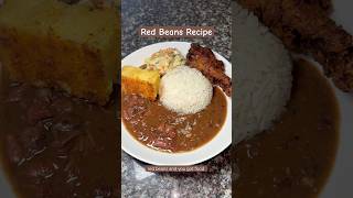 Red Beans Recipe redbeans nola cookingvideo shorts [upl. by Wilburn633]