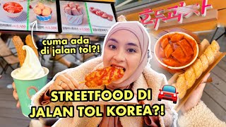 STREETFOOD KOREA YANG CUMA ADA DI JALAN TOL 🚘 GAK NYANGKA SEENAK INI 🥹 [upl. by Wolsky]