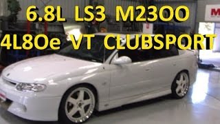 SUPERCHARGED STROKED LS3 VT CLUBSPORT [upl. by Eehc502]