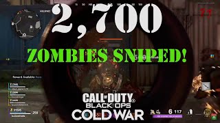 CoD Black Ops Cold War Zombies Pellington SNIPER 40 rounds Part 2 Victory gameplay [upl. by Emyle]