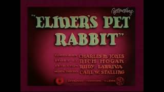 Elmers Pet Rabbit 1941 EU 1995 Turner Print from Boomerang CEE [upl. by Verras227]