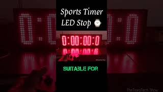 Sports Timer LED Stop Watch Suitable for all Types of Games  Sports Timer Display  shortfeed [upl. by Annaeg]