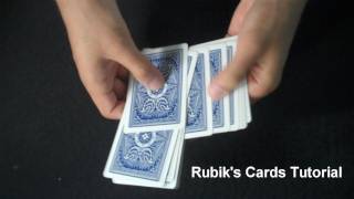 Easy Card Trick Rubiks Cards Tutorial [upl. by Halona]