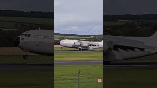 Kuwait C17 landing at Prestwick Airport [upl. by Miran196]