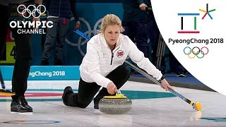 Norways Surprising Curling Victory over Canada  Day 1  Winter Olympics 2018  PyeongChang [upl. by Serilda]