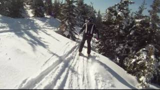 Snowboard and Ski Stuhleck Austria Action filmed with Gopro HD Hero [upl. by Aerdied950]