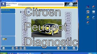 Lexia Citroen Peugeot Diagnostic C5 brake bleeding procedure [upl. by Martguerita]