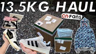 UNBOXING HUGE 135 KG HAUL FROM CNFANS [upl. by Shlomo]