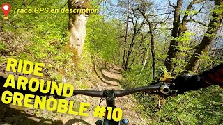 🌲 Corenc  Bois davril 🌲  Ride Around Grenoble 10  Parcours en description [upl. by Kussell]