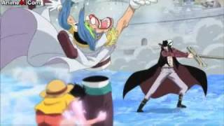 One PieceCaptan Buggy Vs Strongest Swords Man Mihawk [upl. by Averat]