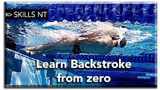 Backstroke start in super slow motion Backcrawl olympic start [upl. by Alyam932]