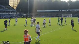 Krystian Bielik Celebrates Birmingham Away Win V Wycombe [upl. by Dronski]