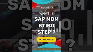 What is SAP MDM Stibo STEP  ZaranTech shorts [upl. by Ynneh923]