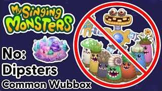 My Singing Monsters — Ethereal Island No Dipsters No Common Wubbox [upl. by Devinne939]