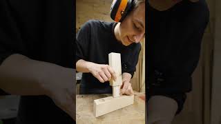 Verkeilter Zapfen woodworking diy [upl. by Slotnick]