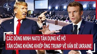 Các đồng minh NATO tận dụng kẽ hở tấn công khủng khiếp ông Trump về vấn đề Ukraine [upl. by Ellary268]