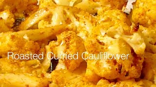 Roasted Curry Cauliflower [upl. by Ahseneuq]