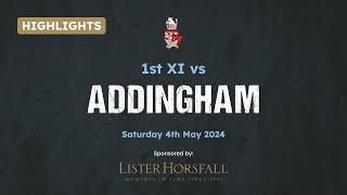 Ilkley CC 1st XI vs Addingham  HIGHLIGHTS  Saturday 4th May 2024 [upl. by Magas]