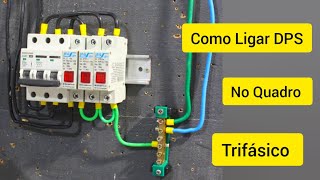 Ligação de DPS no Quadro Trifásico 220V [upl. by Leavitt395]