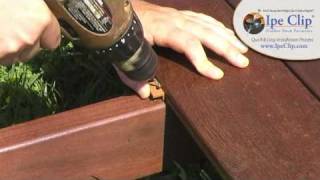 Ipe Clip® Hidden Deck Fastener Installation Instructions [upl. by Ttenrag]