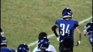 Jacob Jenkins  Hollins High School Interception and Block 2024 Junior Varsity [upl. by Names]