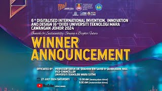 6th Digitalised International Invention Innovation amp Design 6th DIIID UiTM Johor 2024 [upl. by Alemrac]