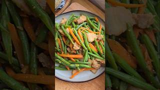 Haricot verts sauté  plat parfait pour la saison food cooking fyp fypシ゚viral [upl. by Nivlen]