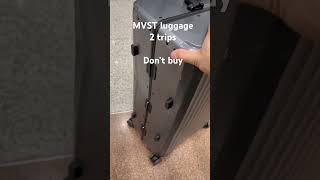 MVST luggage review don’t buy [upl. by Dannel264]