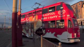 Blackpool Trams October 2011 [upl. by Asiat]