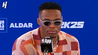 Russell Westbrook on his Nuggets Debut FULL Postgame Interview 🎤 [upl. by Servais]