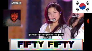 Reacting to Fifty Fifty GRAVITY stage  30th Dream Concert20241019 [upl. by Eehc]