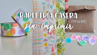 Haz tu propia papelería casera sin imprimir🥞pt1 [upl. by Ytsanyd]