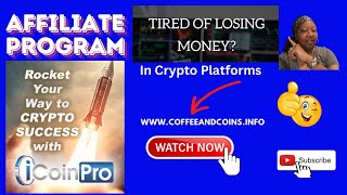 ICoinPro Affiliate Program 2024 Crypto Trading Passive Income For Beginners [upl. by Aicilec111]