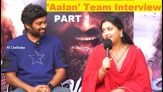 PART 1 Vetri amp Anu Sithara  Aalan Movie Team Interview  Siva  Manoj Krishna [upl. by Eniamrej]