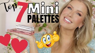 7 BEST MINI EYESHADOW PALETTES 😍  Risa Does Makeup [upl. by Miki]