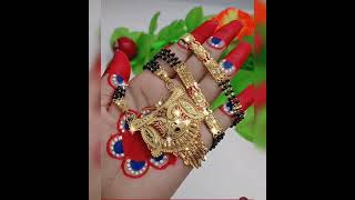 Gold Mangal sutra 😍 beautiful designs  mangalsutradesign jewellery youtube [upl. by Avirt782]