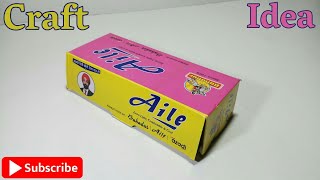 How To Use Waste Shoe Box  Best Out Of Waste Craft  DIY Organizer  Waste Material Craft [upl. by Peisch]