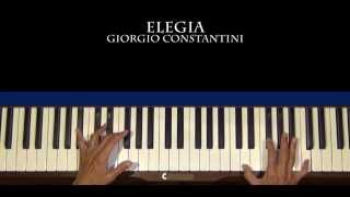 Elegia by Giorgio Constantini Piano Tutorial [upl. by Arnelle]