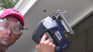 How to Install Soffit Vents Fast [upl. by Etneciv]