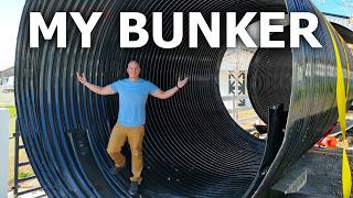 Im Building a Backyard BUNKER Part 1  THE BIG TUBE [upl. by Owiat]