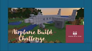 Building An Airplane In Minecraft [upl. by Yelssew]