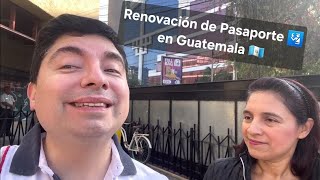 Proceso de renovación de pasaporte en Guatemala 🇬🇹 [upl. by Annaegroeg]