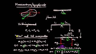 Tillämpningar av integraler del 10  masscentrum introduktion och härledning av formel [upl. by Lillith]