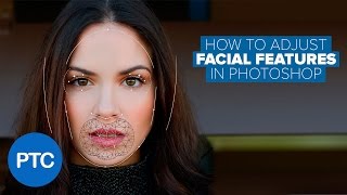 How To Adjust and Change Facial Features In Photoshop [upl. by Olmsted]