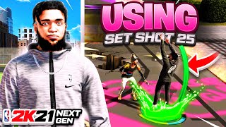 I took SET SHOT 25 to NBA 2K21 NEXT GEN [upl. by Eloci]