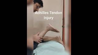 Thompsons test for Achilles Tendon tear [upl. by Nesbitt]